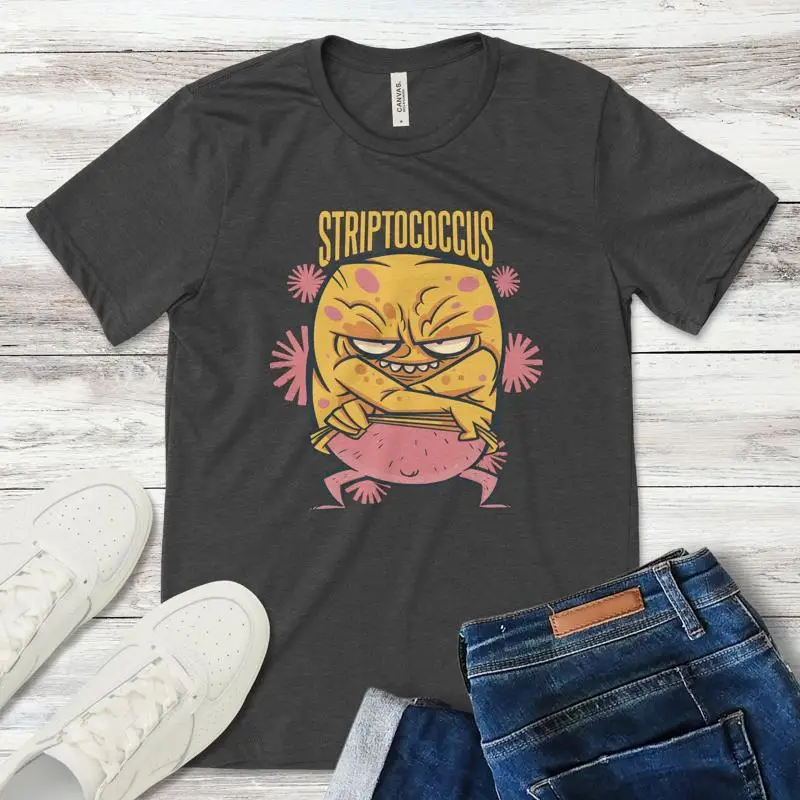 Medical Lab Humor - Футболка с забавным принтом «Микробиология» для