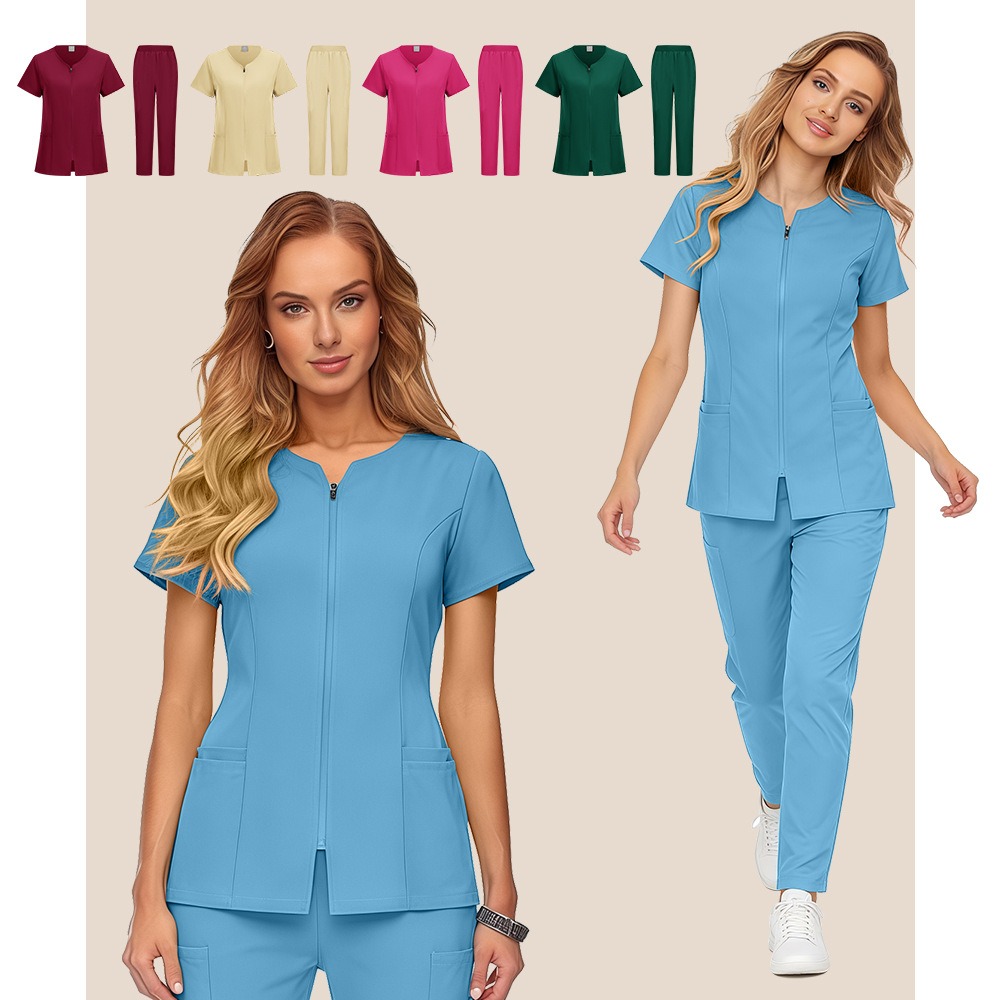 Lab Coat Medical - Оптовый медицинский костюм-комплект из спандекса: эластичная