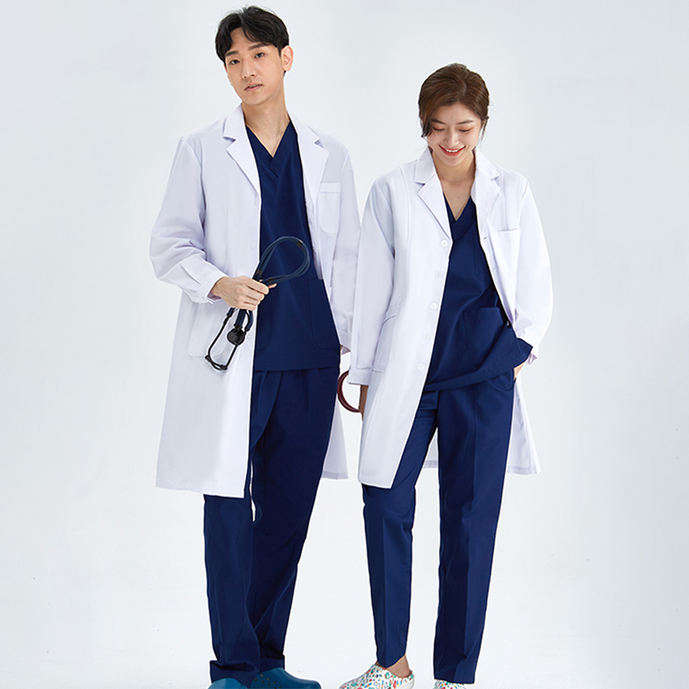 Lab Coat Medical - Унисекс, белое пальто, лабораторное пальто, медицинская