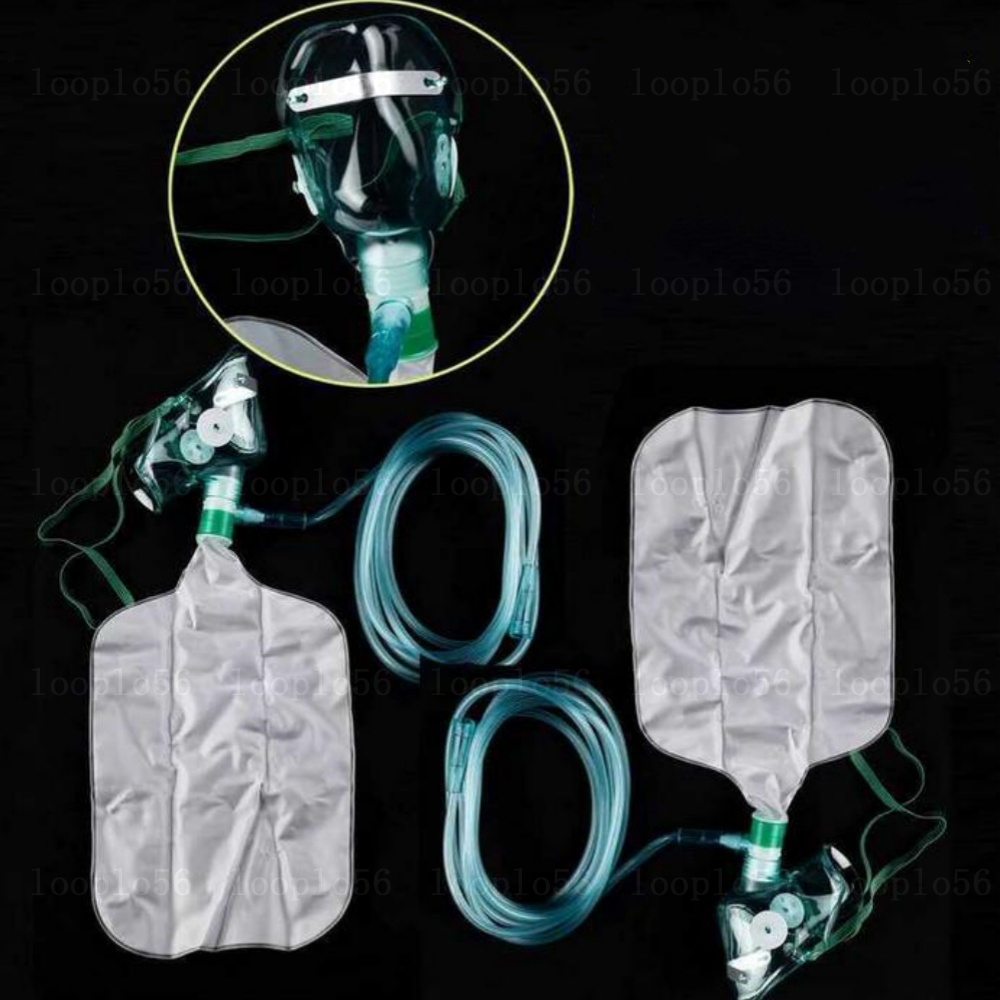 Oxygen Mask Non-Rebreather - 1-20 шт. взрослых кислородных масок высокой