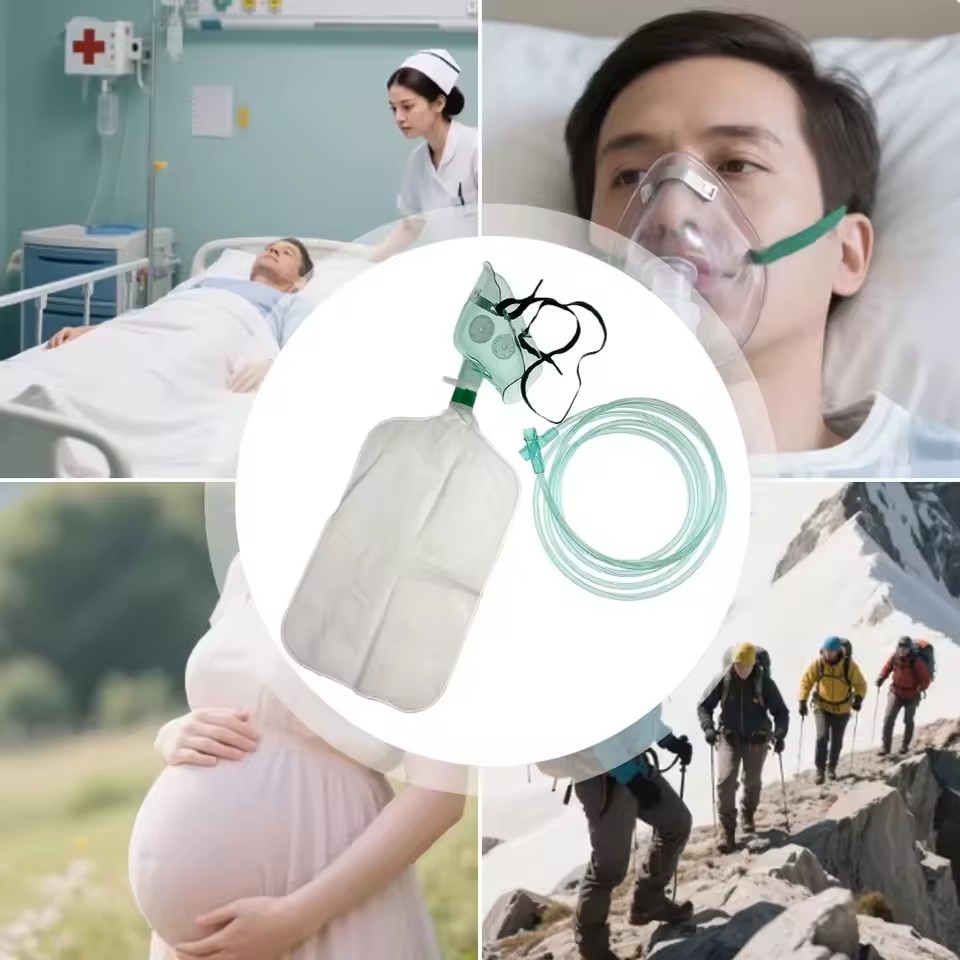 Одноразовая кислородная маска  – обзор и цена Oxygen Mask Non-Rebreather