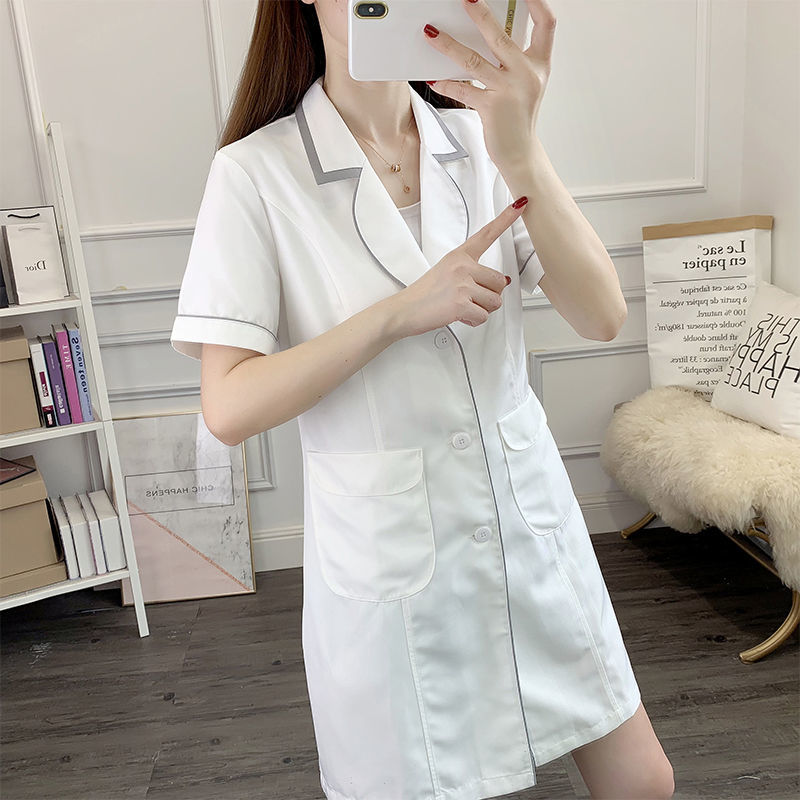 Белое короткое платье для косм – обзор и цена Lab Coat Medical