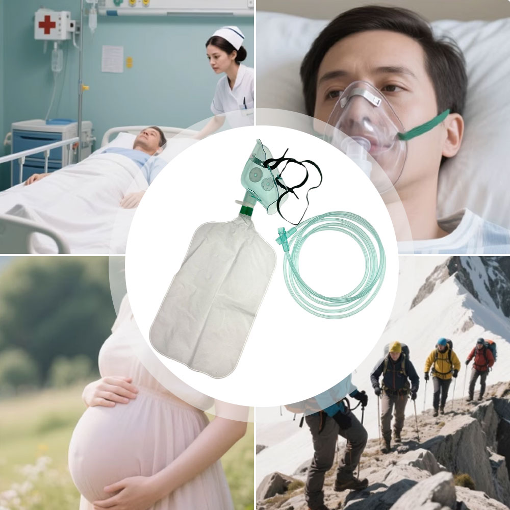 5-10 шт. одноразовых кислородн – обзор и цена Oxygen Mask Non-Rebreather