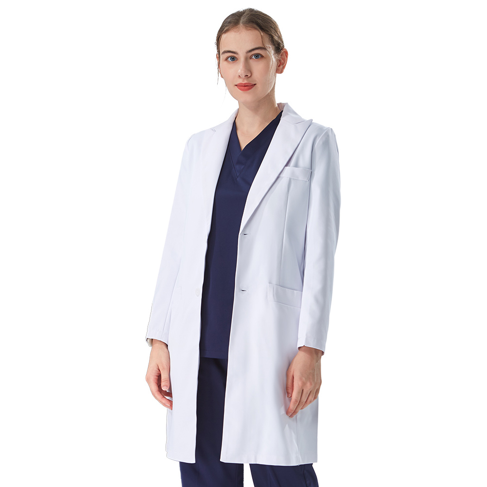 Белый медицинский халат с отло – обзор и цена Lab Coat Medical