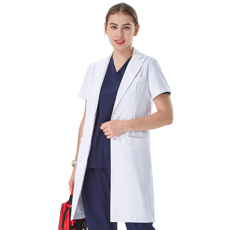 Белый медицинский халат с отло – обзор и цена Lab Coat Medical